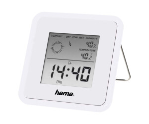 Hama TH50 - Thermo hygrometer - digital - white