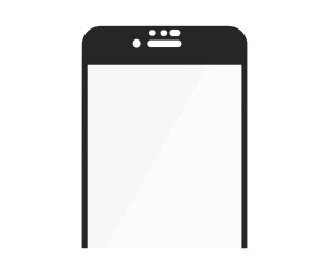 PanzerGlass Case Friendly - Bildschirmschutz für Handy - Glas - Rahmenfarbe schwarz - für Apple iPhone 6, 6s, 7, 8, SE (2. Generation)