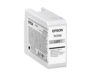 Epson T47A9 - 50 ml - light gray - original - ink cartridge