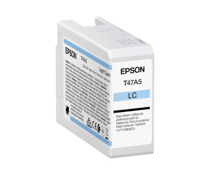 Epson T47A5 - 50 ml - hell Cyan - original - Tintenpatrone