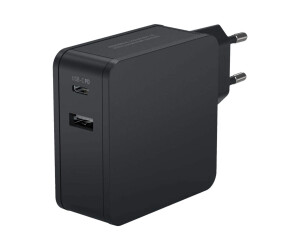 Ansmann 247PD - Netzteil - 45 Watt - 4700 mA - PD, QC 3.0 - 2 Ausgabeanschlussstellen (USB, 24 pin USB-C)