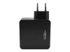 Ansmann 247PD - Netzteil - 45 Watt - 4700 mA - PD, QC 3.0 - 2 Ausgabeanschlussstellen (USB, 24 pin USB-C)