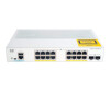 Cisco Catalyst 1000-16T-E-2G-L - Switch - managed - 16 x 10/100/1000 + 2 x Gigabit SFP (Uplink)