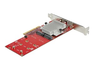 StarTech.com Dual M.2 PCIe SSD Adapter Karte - x8 / x16...
