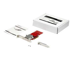 StarTech.com Dual M.2 PCIe SSD Adapter Karte - x8 / x16...