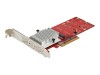 StarTech.com Dual M.2 PCIe SSD Adapter Karte - x8 / x16 Dual NVMe oder AHCI M.2 SSD zu PCI Express 3.0 - M.2 NGFF PCIe (M-Key)