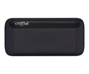 Micron Crucial X8 - SSD - 1 TB - extern (tragbar) - USB 3.1 Gen 2 (USB-C Steckverbinder)