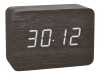 TFA 60.2549.01 - digital alarm clock - rectangle - black - plastic - ¡ C - battery