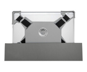 Targus Safe Fit Universal 360 ¡ Rotating - Flip cover for tablet - polyurethane - black - 22.9 cm - 26.7 cm (9 " - 10.5")
