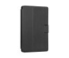 Targus Safe Fit Universal 360 ¡ Rotating - Flip cover for tablet - polyurethane - black - 17.8 cm - 21.6 cm (7 " - 8.5")