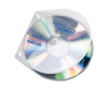 Veloflex VELOBOX - Tasche für CDs/DVDs - 1 Scheibe - Polypropylen - durchsichtig (Packung mit 100)