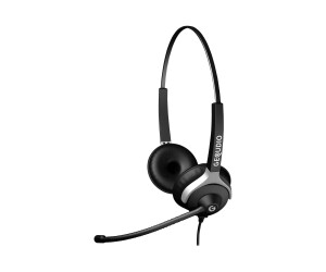 Qudio headset 2-ear with 2.5mm jack