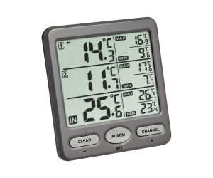 TFA trio - thermometer - digital - gray