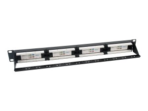 Equip Pro - Patch Panel - CAT 6 - RJ-45 X 24 - Schwarz -...