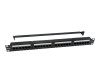 Equip Pro - Patch Panel - CAT 6 - RJ-45 X 24 - Schwarz - 1U - 48.3 cm (19")