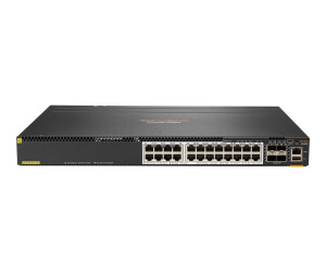 HPE aruba 6300m - Switch - L3 - Managed - 24 x 1 / 2.5 / 5/10GBase -T + 4 x 1 Gigabit / 10 Gigabit / 25 Gigabit SFP56 (uplink / stacking)
