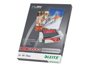 Esselte Leitz Glänzend, kristallklar - A3 (297 x 420