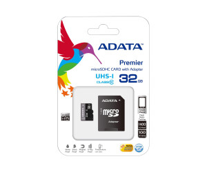 Adata Premier UHS-I-Flash memory card (MicroSDHC/SD...
