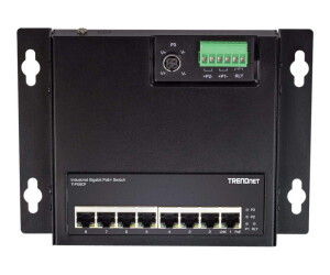 TRENDnet TI-PG80F - Industrial - Switch - unmanaged - 8 x...