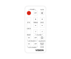 Vision CS-1900P - Lautsprecher - kabellos - Bluetooth -...