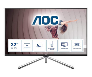 AOC U32U1 - LED-Monitor - 80 cm (31.5") - 3840 x 2160 4K @ 60 Hz