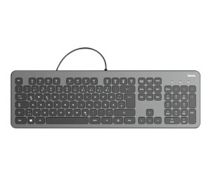 Hama KC -700 - keyboard - USB - QWERTZ - German