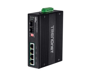 TRENDnet TI-UPG62 - Switch - unmanaged - 4 x 10/100/1000...