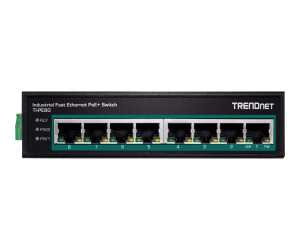 TRENDnet TI-PE80 - Industrial - Switch - 8 x 10/100 (PoE+)