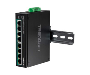 Trendnet TI -PE80 - Industrial - Switch - 8 x 10/100 (POE+)