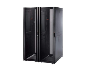 APC netshelter SX Enclosure with Roof and Sides - Cupboard - Black - 48u - 48.3 cm (19 ")