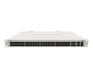 Microtics CRS354-48G -4S+2Q+RM - L2 - Gigabit Ethernet (10/100/1000) - Vollduplex - Rack installation