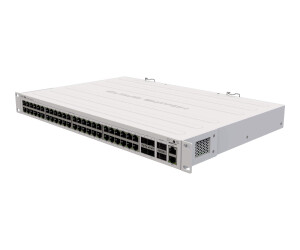 MikroTik CRS354-48G-4S+2Q+RM - Switch - L3 - 48 x 10/100/1000 + 4 x 10 Gigabit SFP+ + 2 x 40 Gigabit QSFP+