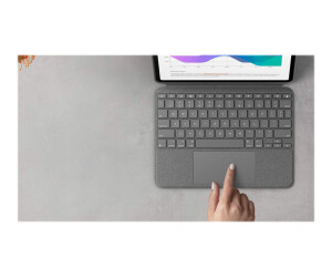 Logitech Combo Touch - keyboard and folio hop - with...