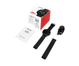 POLAR Vantage M2 - Schwarz - Sportuhr mit Band - Silikon - grau/schwarz - Bandgröße: S/L - Anzeige 3 cm (1.2")