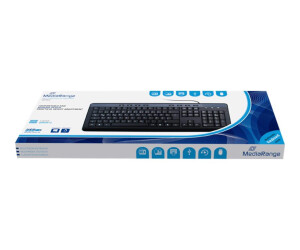 MEDIARANGE MROS102 - Tastatur - USB - Schwarz