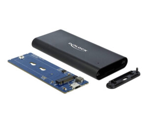 Delock memory housing - M.2 - M.2 NVME Card - USB 3.1...