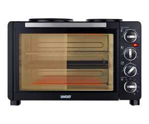 UNOLD 68885 All in One - Elektrischer Ofen mit Kochplatten