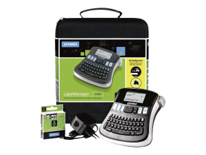 Dymo LabelMANAGER 210D - Beschriftungsgerät - s/w - Thermotransfer - Rolle (1,2 cm)