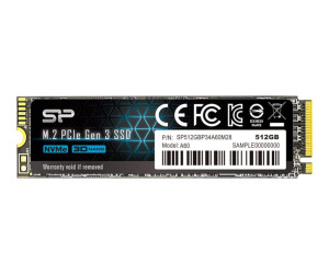 Silicon Power P34A60 - SSD - 512 GB - Intern - M.2 2280 -...