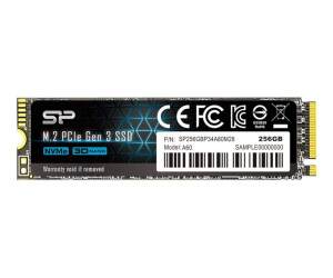 Silicon Power P34A60 - SSD - 256 GB - intern - M.2 2280 - PCIe 3.0 x4 (NVMe)