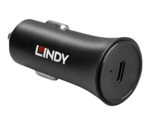 Lindy Auto -power supply - 27 watts - 2.25 A - PD 2.0 (USB -C)
