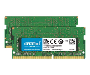 Crucial DDR4 - KIT - 8 GB: 2 x 4 GB - So Dimm 260 -Pin