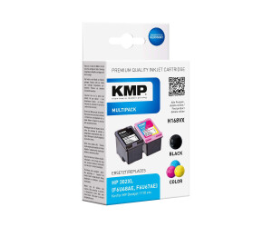 KMP MULTIPACK H168VX - 2er-Pack - Schwarz, Farbe (Cyan,...