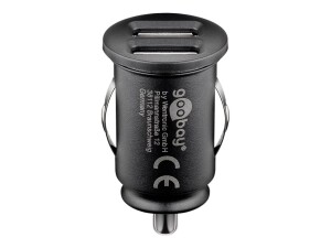 Goobay Dual USB - Auto-Netzteil - 24 Watt - 4.8 A - 2 Ausgabeanschlussstellen (USB)