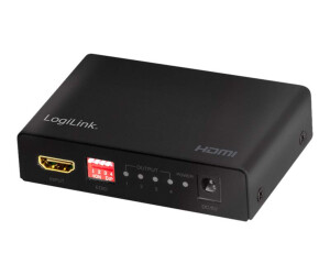 Logilink video/audio splitter-4 x HDMI