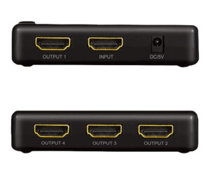 Logilink video/audio splitter-4 x HDMI