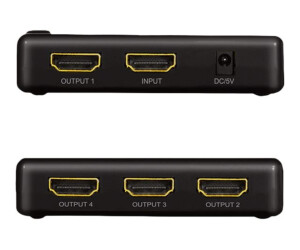 LogiLink Video-/Audio-Splitter - 4 x HDMI