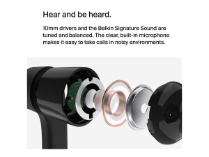 Belkin ROCKSTAR - Ohrhörer mit Mikrofon - im Ohr