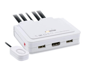 InLine 62614I - KVM-/Audio-/USB-Switch - 2 x KVM/Audio/USB