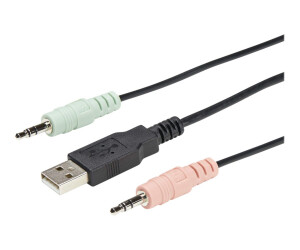 StarTech.com 2-Port USB DisplayPort KVM Switch - 4K 60 Hz - UHD DP 1.2 USB-KVM Umschalter mit 1,2 m Kabel & Audio - Bus-powered & remote switching - OS unabhängig - MacBook ThinkPad (SV211DPUA4K)